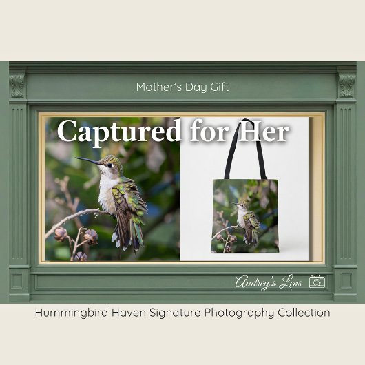 Hummingbird Kunst Tas Moederdag Cadeau