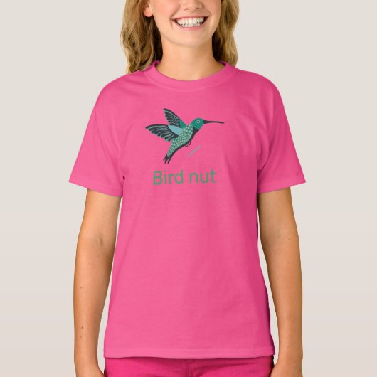 Hummingbird kunst voor vogelliefhebbers t-shirt (Voorkant)