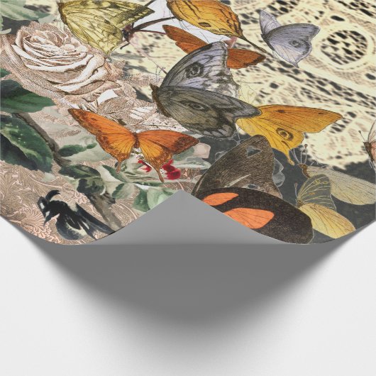 HUMMINGBIRD LACE EN STROOMSTROMEN Papier voor onmi (Hoek)