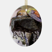 Hummingbird Laing in Water Keramisch Ornament (Rechts)
