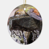 Hummingbird Laing in Water Keramisch Ornament (Links)