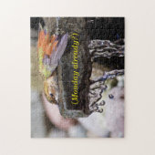 Hummingbird Laing in Water Legpuzzel (Verticaal)