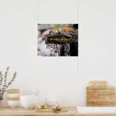 Hummingbird Laing in Water Poster (Keuken)