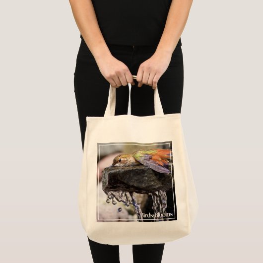Hummingbird Laing in Water Tote Bag (Voorkant (product))