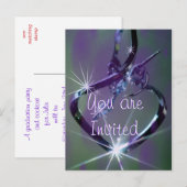 Hummingbird lav & blauwgroen Briefkaart - elke kee (Voorkant / Achterkant)