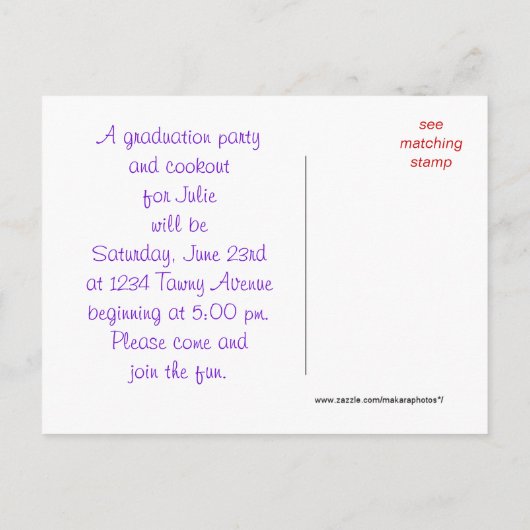 Hummingbird lav & blauwgroen Briefkaart - elke kee (Achterkant)