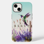 Hummingbird Lavender Floral Case-Mate iPhone Case (Achterkant)