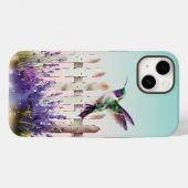 Hummingbird Lavender Floral Case-Mate iPhone Case (Achterkant (horizontaal))