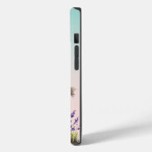 Hummingbird Lavender Floral Case-Mate iPhone Case (Achterkant / Links)