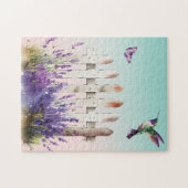 Hummingbird Lavender Floral Legpuzzel (Horizontaal)