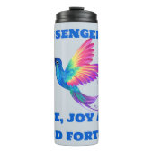 Hummingbird Liefde, vreugde & geluk | Thermosbeker (Voorkant)