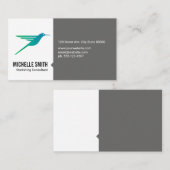 Hummingbird Logo Visitekaartje (Voorkant / Achterkant)