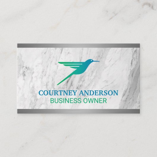 Hummingbird Logo Visitekaartje (Voorkant)