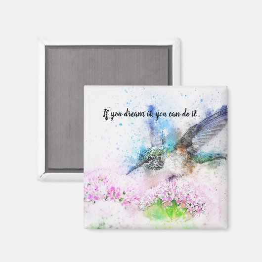 Hummingbird Magnet (Voorkant / Achterkant)