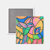 Hummingbird Magnet (Voorkant / Achterkant)