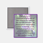 Hummingbird Magnet (Voorkant / Achterkant)