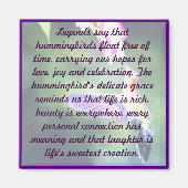 Hummingbird Magnet (Voorkant)