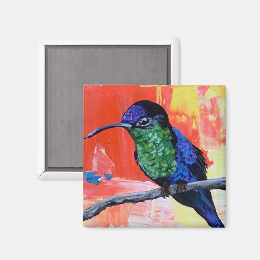 Hummingbird magnet (Voorkant / Achterkant)