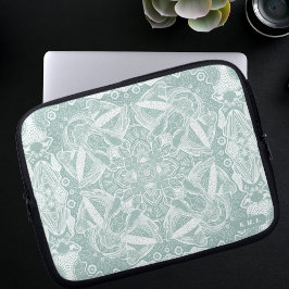 Hummingbird Mandala Laptop Sleeve