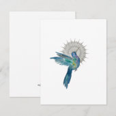 Hummingbird Mandala Notitiekaartje (Voorkant / Achterkant)