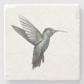 Hummingbird Marble Onderzetter (Voorkant)