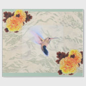 HUMMINGBIRD MARIGOLD Wrapppapier Cadeaupapier (Vlak)