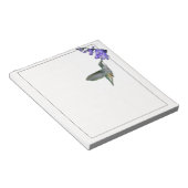 Hummingbird met Mona Lavender Notitieblok (Schuin)
