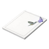 Hummingbird met Mona Lavender Notitieblok (Linkerzijde)