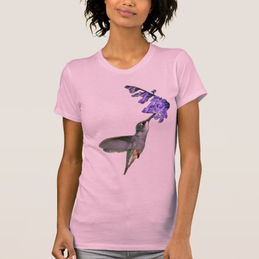 Hummingbird met Mona Lavender T-shirt (Voorkant)