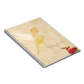 Hummingbird met quote - Spiral notebook Notitieboek (Rechterzijde)
