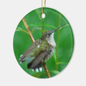 Hummingbird met spreiding van de vleugels keramisch ornament (Links)