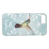 Hummingbird met Vlaamse achtergrond Case-Mate iPhone Case (Achterkant (Horizontaal))