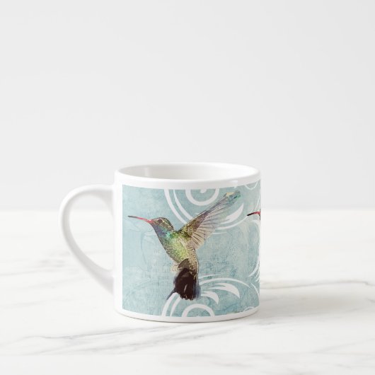 Hummingbird met Vlaamse achtergrond Espresso Kop (Links)