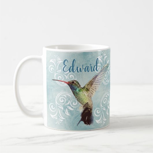 Hummingbird met Vlaamse achtergrond Koffiemok (Links)