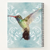 Hummingbird met Vlaamse achtergrond Notitieboek (Achterkant)