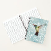 Hummingbird met Vlaamse achtergrond Notitieboek (Binnen)