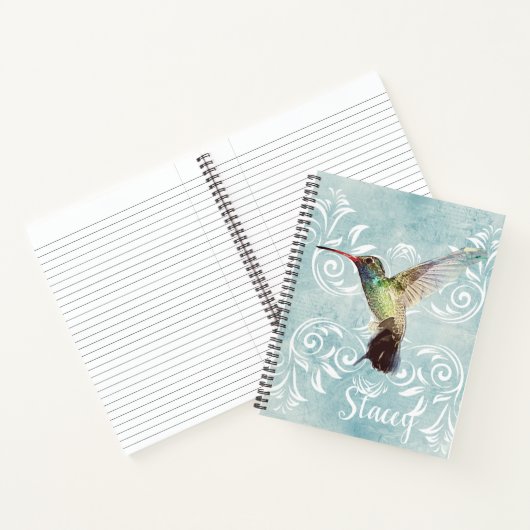 Hummingbird met Vlaamse achtergrond Notitieboek (Binnen)