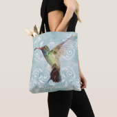 Hummingbird met Vlaamse achtergrond Tote Bag (Dichtbij)