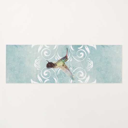 Hummingbird met Vlaamse achtergrond Yogamat (Voorkant (horizontaal))