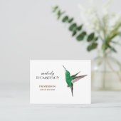 Hummingbird Mighty, Standard Matte Visitekaartje (Staand voorkant)