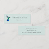 Hummingbird Mini Visitekaartje (Voorkant / Achterkant)