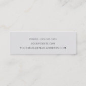 Hummingbird Mini Visitekaartje (Achterkant)