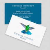 Hummingbird Moderne Minimale Wit Visitekaartje