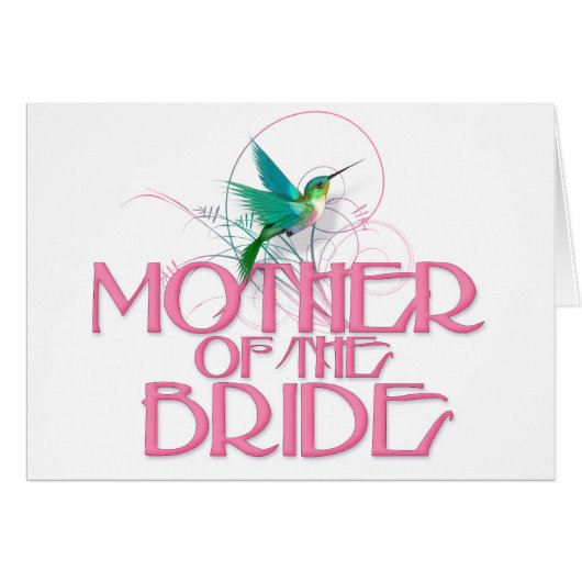 Hummingbird Moeder van de Bride (Voorkant Horizontaal)