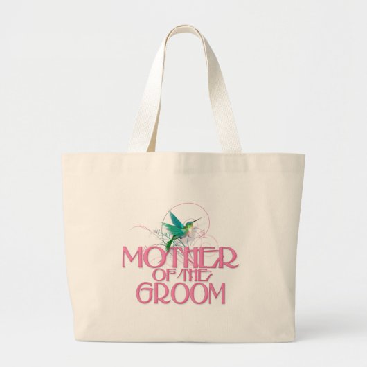 Hummingbird Moeder van de Groom Grote Tote Bag (Voorkant)