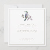  Hummingbird Moederdag Brunch Uitnodiging (Achterkant)