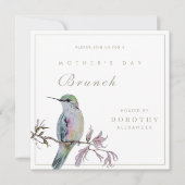  Hummingbird Moederdag Brunch Uitnodiging (Voorkant)