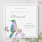 Hummingbird Moederdag Brunch Uitnodiging