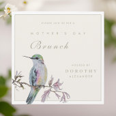  Hummingbird Moederdag Brunch Uitnodiging