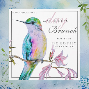  Hummingbird Moederdag Brunch Uitnodiging